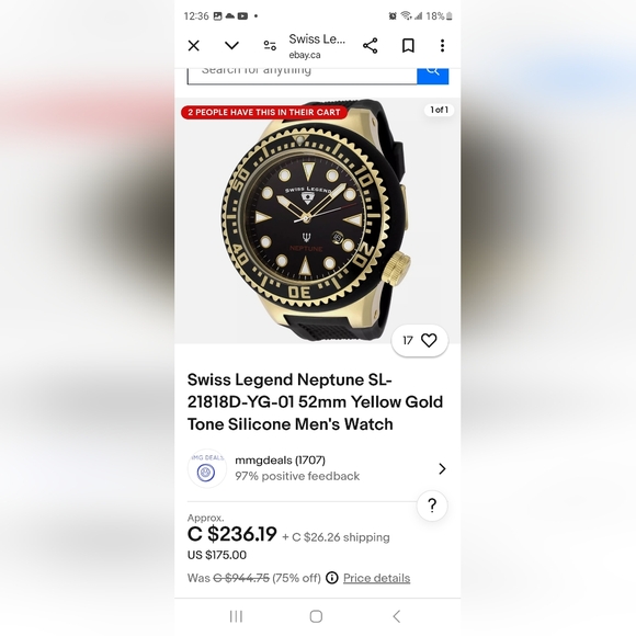 Swiss Legend Neptune - Picture 3 of 4